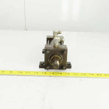 Parker Double Ended Double Acting Hydraulic Cylinder 3" Stroke 1" Rod 2" Bore