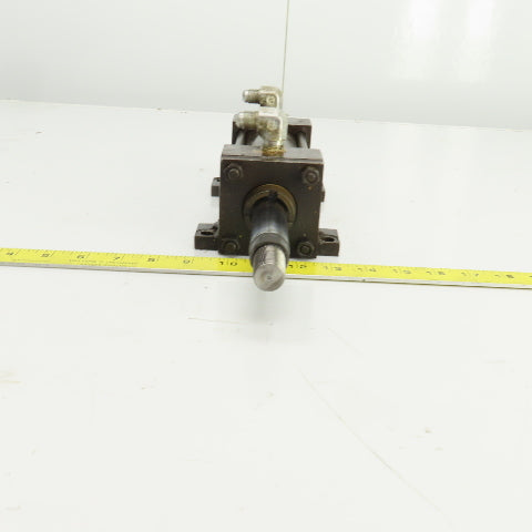 Parker Double Ended Double Acting Hydraulic Cylinder 3" Stroke 1" Rod 2" Bore