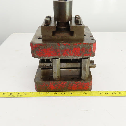 2 Post Punch Press Die Set/Shoe 8" FB x 8" W 5-3/4" Throat