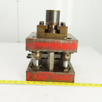 2 Post Punch Press Die Set/Shoe 8" FB x 8" W 5-3/4" Throat