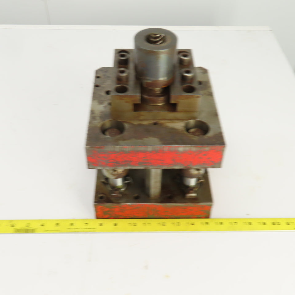 2 Post Punch Press Die Set/Shoe 8" FB x 8" W 5-3/4" Throat