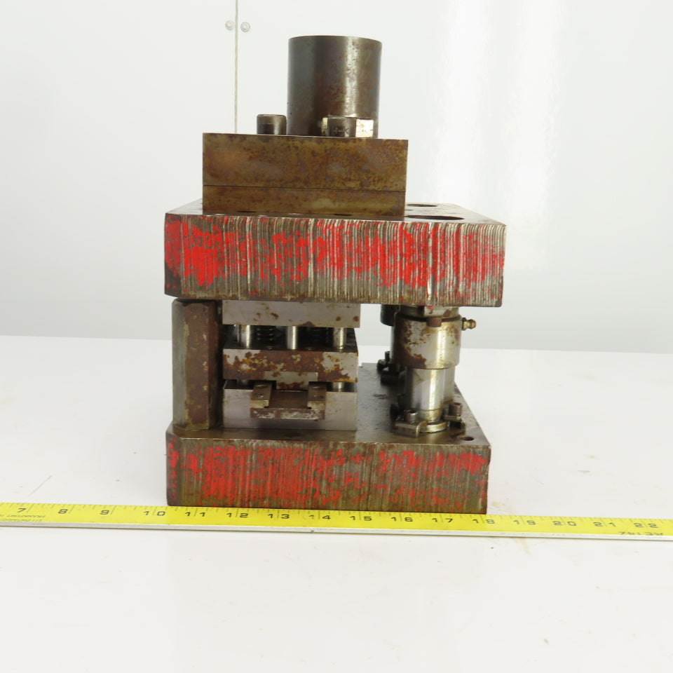 2 Post Punch Press Die Set/Shoe 8" FB x 8" W 5-3/4" Throat