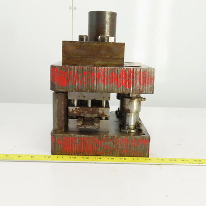 2 Post Punch Press Die Set/Shoe 8" FB x 8" W 5-3/4" Throat