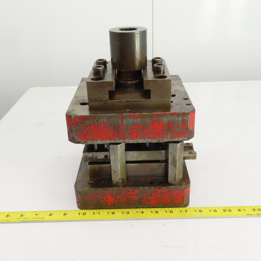 2 Post Punch Press Die Set/Shoe 8" FB x 8" W 5-3/4" Throat