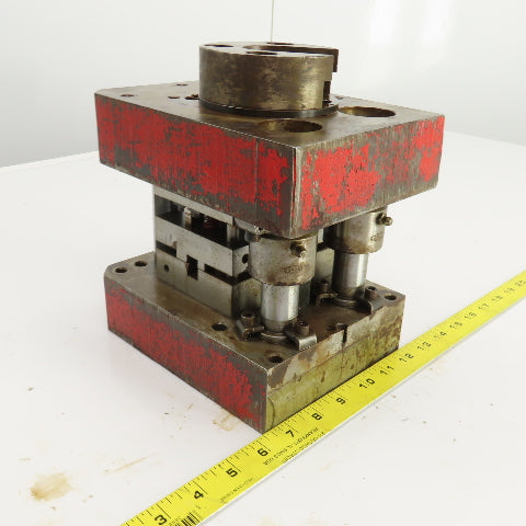 2 Post Punch Press Die Set/Shoe 7-5/8" FB x 6" W 6" Throat