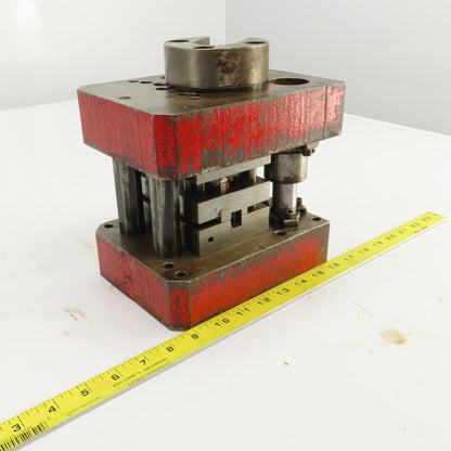 2 Post Punch Press Die Set/Shoe 7-5/8" FB x 6" W 6" Throat