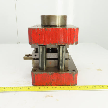 2 Post Punch Press Die Set/Shoe 7-5/8" FB x 6" W 6" Throat