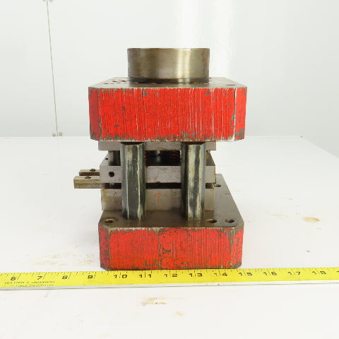 2 Post Punch Press Die Set/Shoe 7-5/8" FB x 6" W 6" Throat