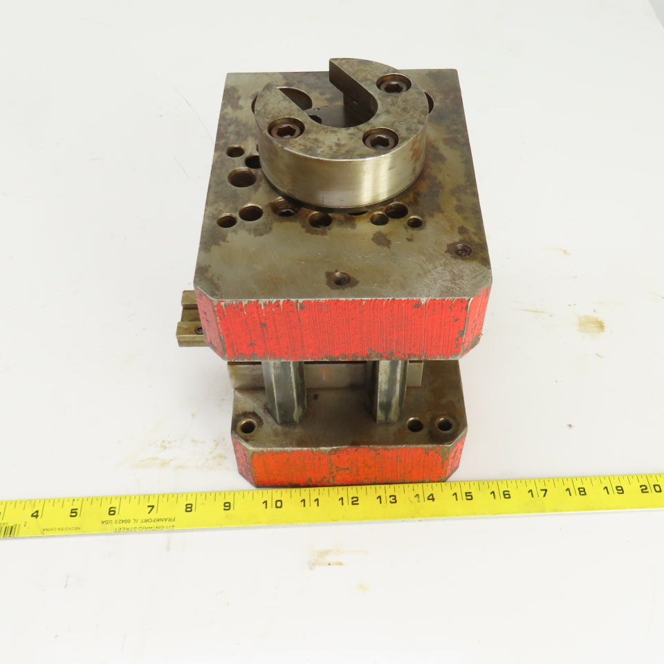2 Post Punch Press Die Set/Shoe 7-5/8" FB x 6" W 6" Throat