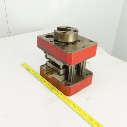 2 Post Punch Press Die Set/Shoe 7-5/8" FB x 6" W 6" Throat