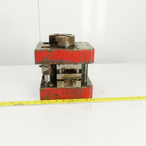 2 Post Punch Press Die Set/Shoe 7-5/8" FB x 6" W 6" Throat