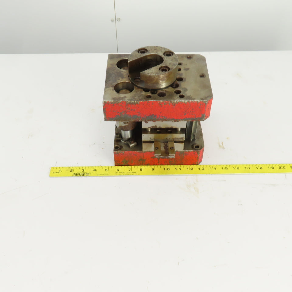 2 Post Punch Press Die Set/Shoe 7-5/8" FB x 6" W 6" Throat