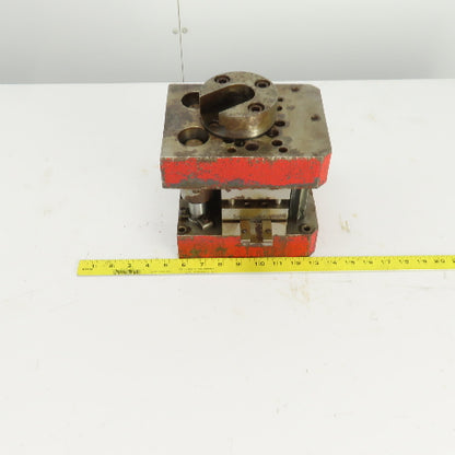 2 Post Punch Press Die Set/Shoe 7-5/8" FB x 6" W 6" Throat