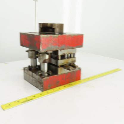2 Post Punch Press Die Set/Shoe 7-5/8" FB x 6" W 6" Throat