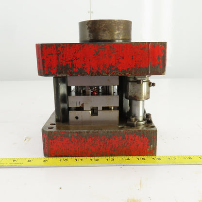 2 Post Punch Press Die Set/Shoe 7-5/8" FB x 6" W 6" Throat