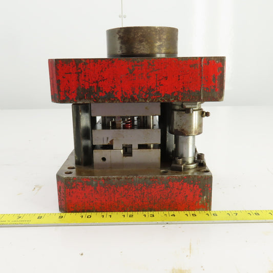 2 Post Punch Press Die Set/Shoe 7-5/8" FB x 6" W 6" Throat