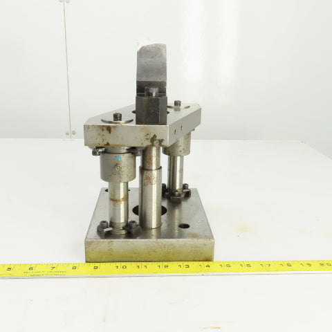 2 Post Spring Return Punch Press Die Set/Shoe 6-1/4" FB x 7-1/4" W 4-1/4" Throat
