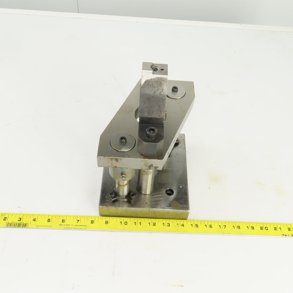 2 Post Spring Return Punch Press Die Set/Shoe 6-1/4" FB x 7-1/4" W 4-1/4" Throat