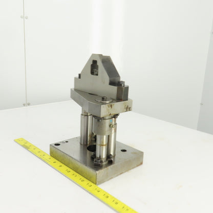 2 Post Spring Return Punch Press Die Set/Shoe 6-1/4" FB x 7-1/4" W 4-1/4" Throat