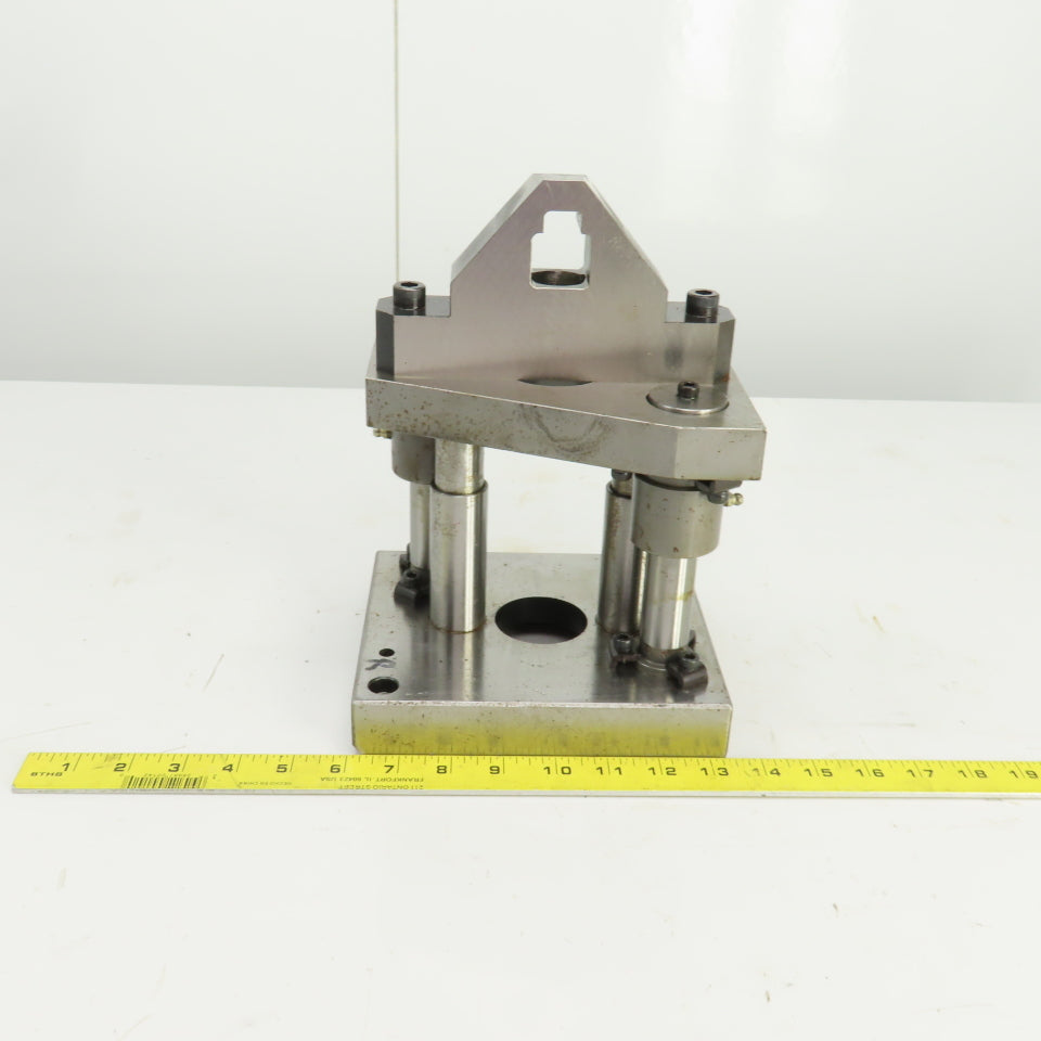 2 Post Spring Return Punch Press Die Set/Shoe 6-1/4" FB x 7-1/4" W 4-1/4" Throat