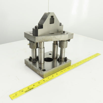 2 Post Spring Return Punch Press Die Set/Shoe 6-1/4" FB x 7-1/4" W 4-1/4" Throat