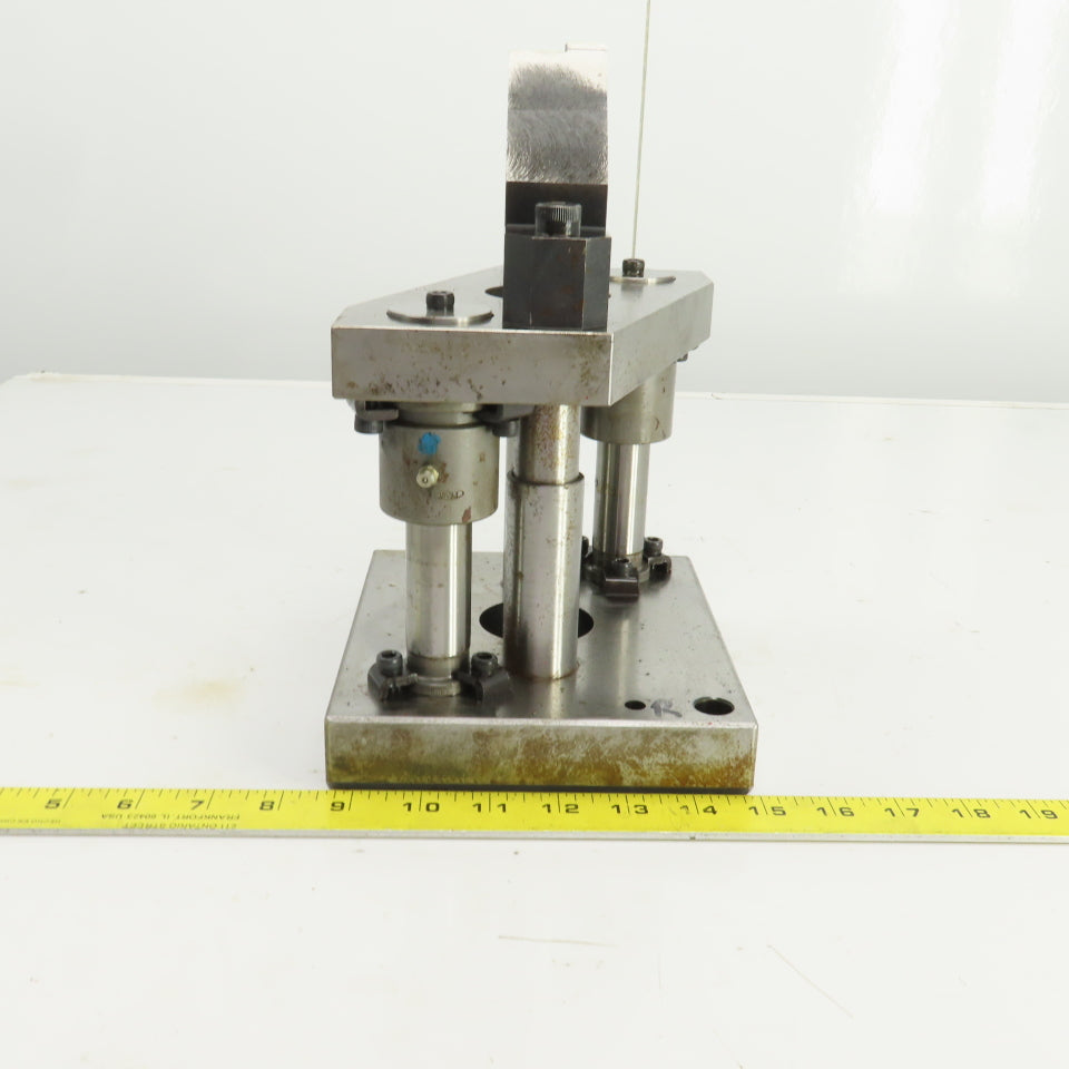 2 Post Spring Return Punch Press Die Set/Shoe 6-1/4" FB x 7-1/4" W 4-1/4" Throat
