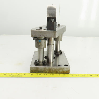 2 Post Spring Return Punch Press Die Set/Shoe 6-1/4" FB x 7-1/4" W 4-1/4" Throat