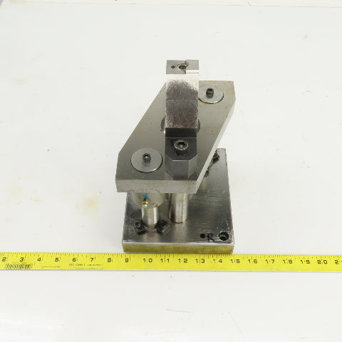 2 Post Spring Return Punch Press Die Set/Shoe 6-1/4" FB x 7-1/4" W 4-1/4" Throat