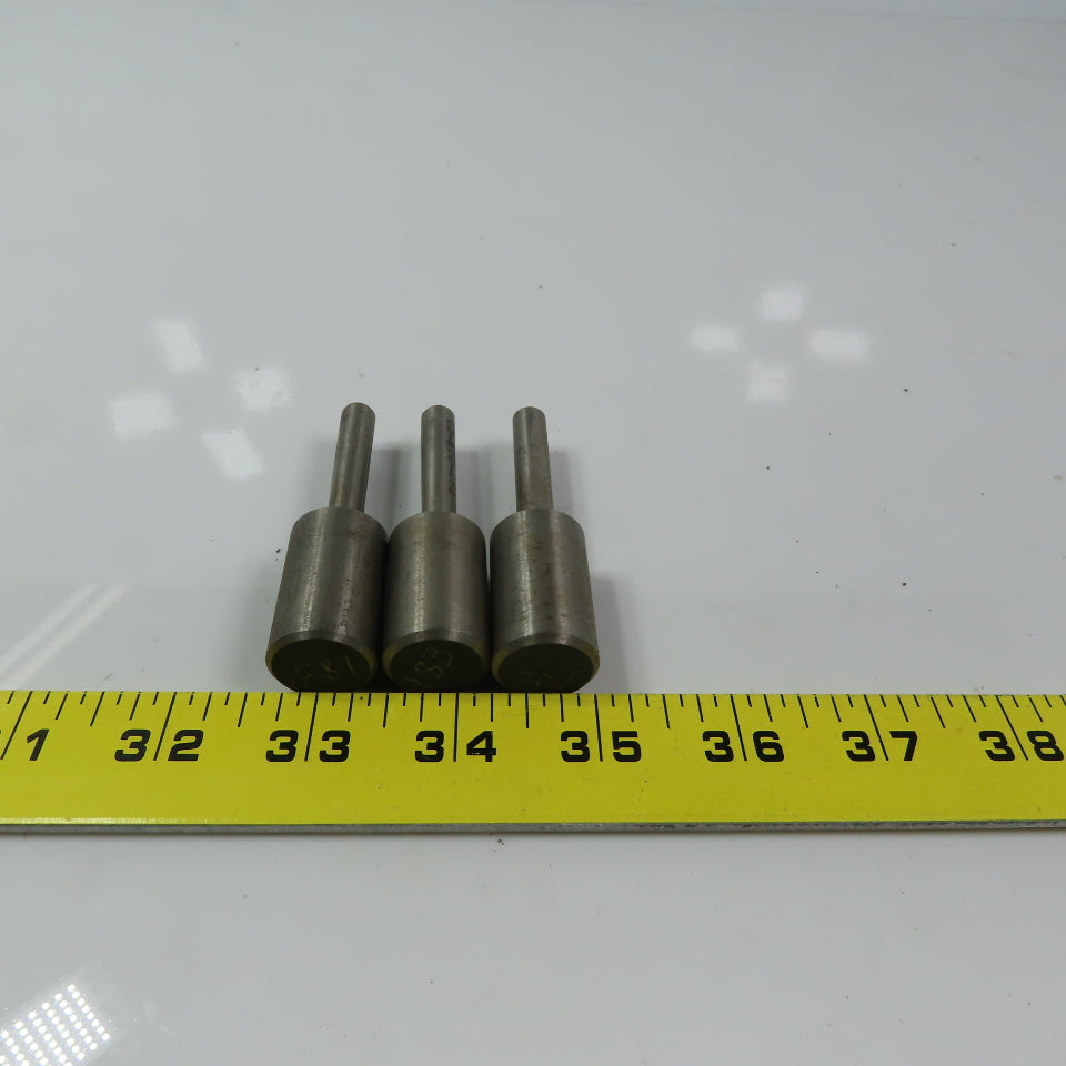 Carbon Steel Counter Bore Pilot 3/4" x 5/16" x 1-1/4" Depth Lot of 3