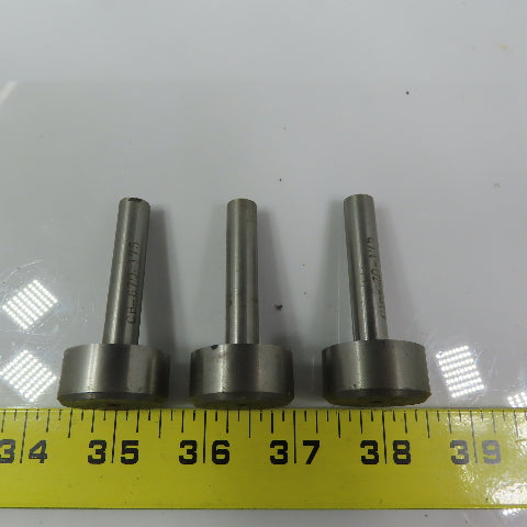 Carbon Steel Counter Bore Pilot 3/4" x 5/16" x 33/64" Depth Lot of 3