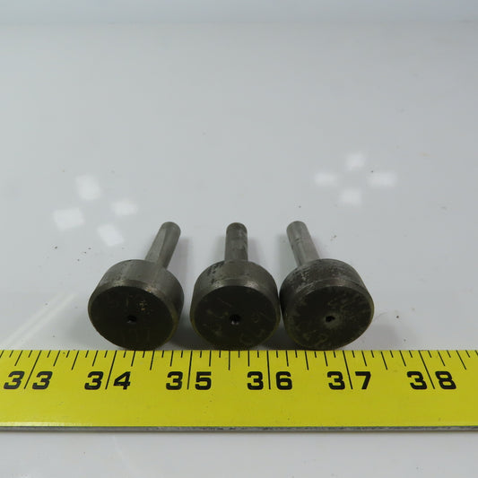 Carbon Steel Counter Bore Pilot 1-5/32 x 3/8" x 33/64" Depth Lot of 3