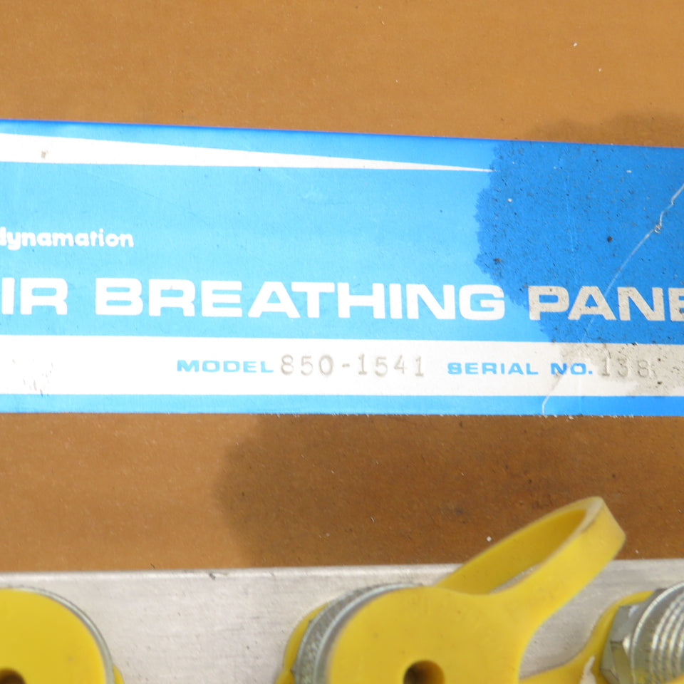 Dynamation 850-1541 Respiratory Air Line Monitor/Filtration System ABPM 50 CFM
