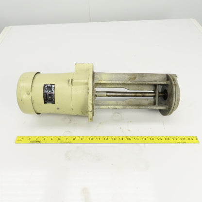 Mitsubishi NQ-400J Coolant Pump 200-220V 3PH 2.3A 150-210L/min 5m Head 11" Depth