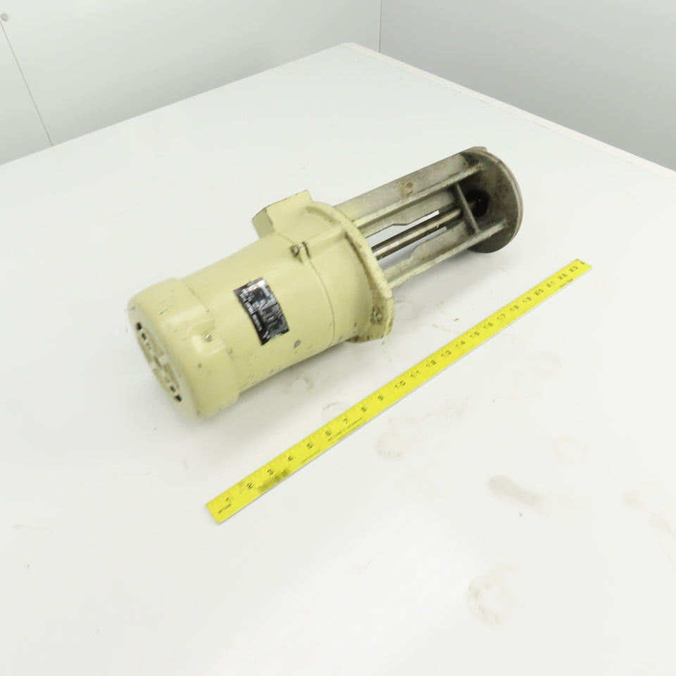 Mitsubishi NQ-400J Coolant Pump 200-220V 3PH 2.3A 150-210L/min 5m Head 11" Depth