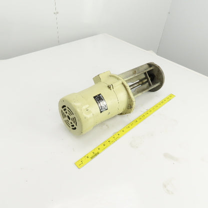 Mitsubishi NQ-400J Coolant Pump 200-220V 3PH 2.3A 150-210L/min 5m Head 11" Depth