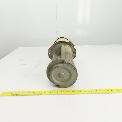 Mitsubishi NQ-400J Coolant Pump 200-220V 3PH 2.3A 150-210L/min 5m Head 11" Depth