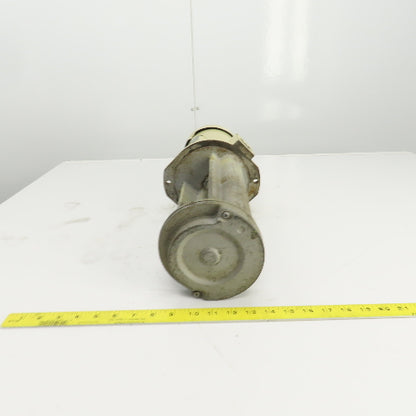 Mitsubishi NQ-400J Coolant Pump 200-220V 3PH 2.3A 150-210L/min 5m Head 11" Depth