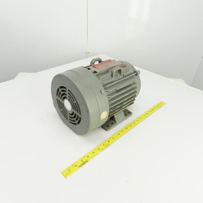 General Electric 5K184 0.75/0.38HP 2 Speed AC Motor 1745/865RPM 460V 184TZ Frame
