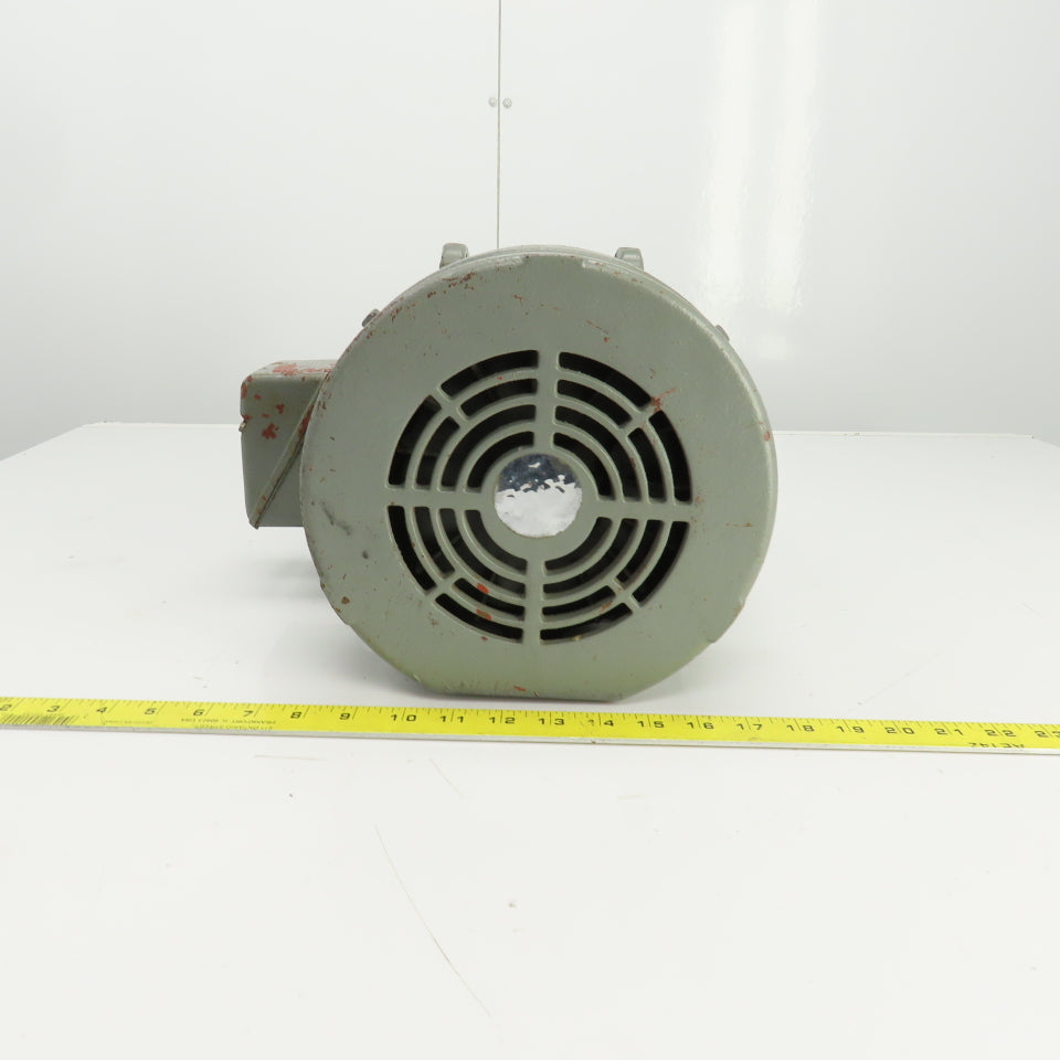 General Electric 5K184 0.75/0.38HP 2 Speed AC Motor 1745/865RPM 460V 184TZ Frame