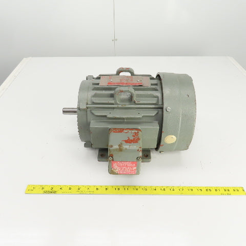General Electric 5K184 0.75/0.38HP 2 Speed AC Motor 1745/865RPM 460V 184TZ Frame