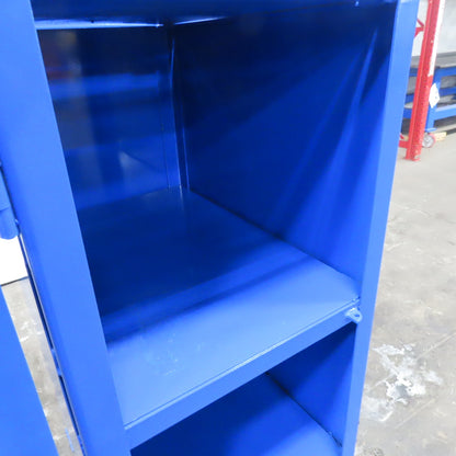 20" x 30" x 50" Steel Lockable Storage 2 Shelf Tool Cleaning Cabinet