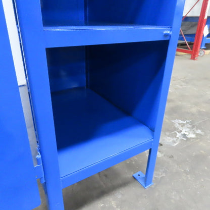 20" x 30" x 50" Steel Lockable Storage 2 Shelf Tool Cleaning Cabinet