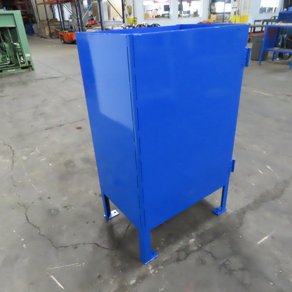 20" x 30" x 50" Steel Lockable Storage 2 Shelf Tool Cleaning Cabinet