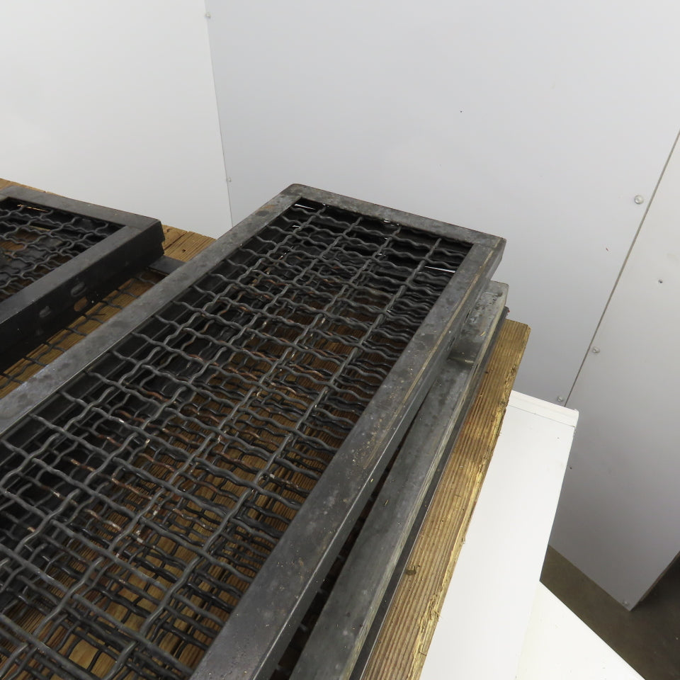 WireCrafters Woven-Wire Mesh Partition Guards 12" W Mixed Lengths Lot Of 11