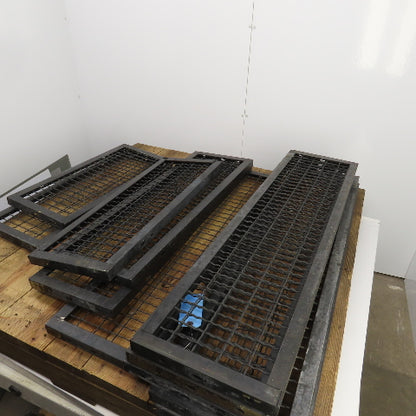 WireCrafters Woven-Wire Mesh Partition Guards 12" W Mixed Lengths Lot Of 11