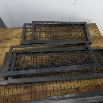 WireCrafters Woven-Wire Mesh Partition Guards 12" W Mixed Lengths Lot Of 11