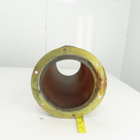 7" Flanged Shot Peen Sand Blast Abrasion Resistant Duct Connector 18-1/2"L