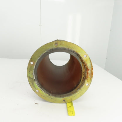 7" Flanged Shot Peen Sand Blast Abrasion Resistant Duct Connector 18-1/2"L