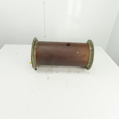 7" Flanged Shot Peen Sand Blast Abrasion Resistant Duct Connector 18-1/2"L