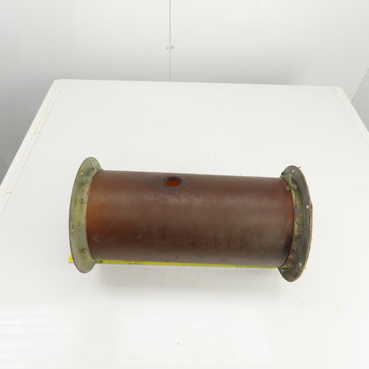 7" Flanged Shot Peen Sand Blast Abrasion Resistant Duct Connector 18-1/2"L
